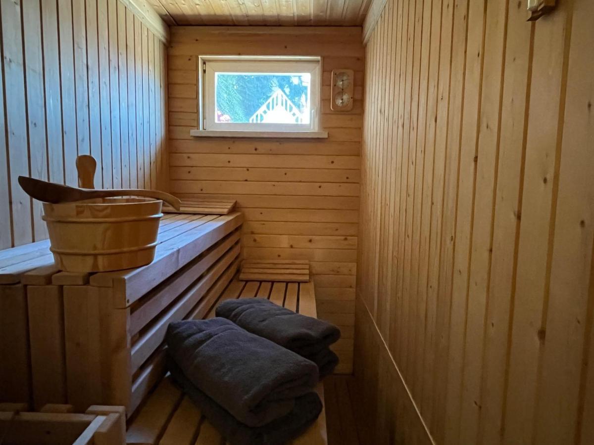 Saechsische-Schweiz-Ferienhaus-Wohnung-1-Mit-Elbblick-Sauna-Und-Kamin Königstein Exterior foto